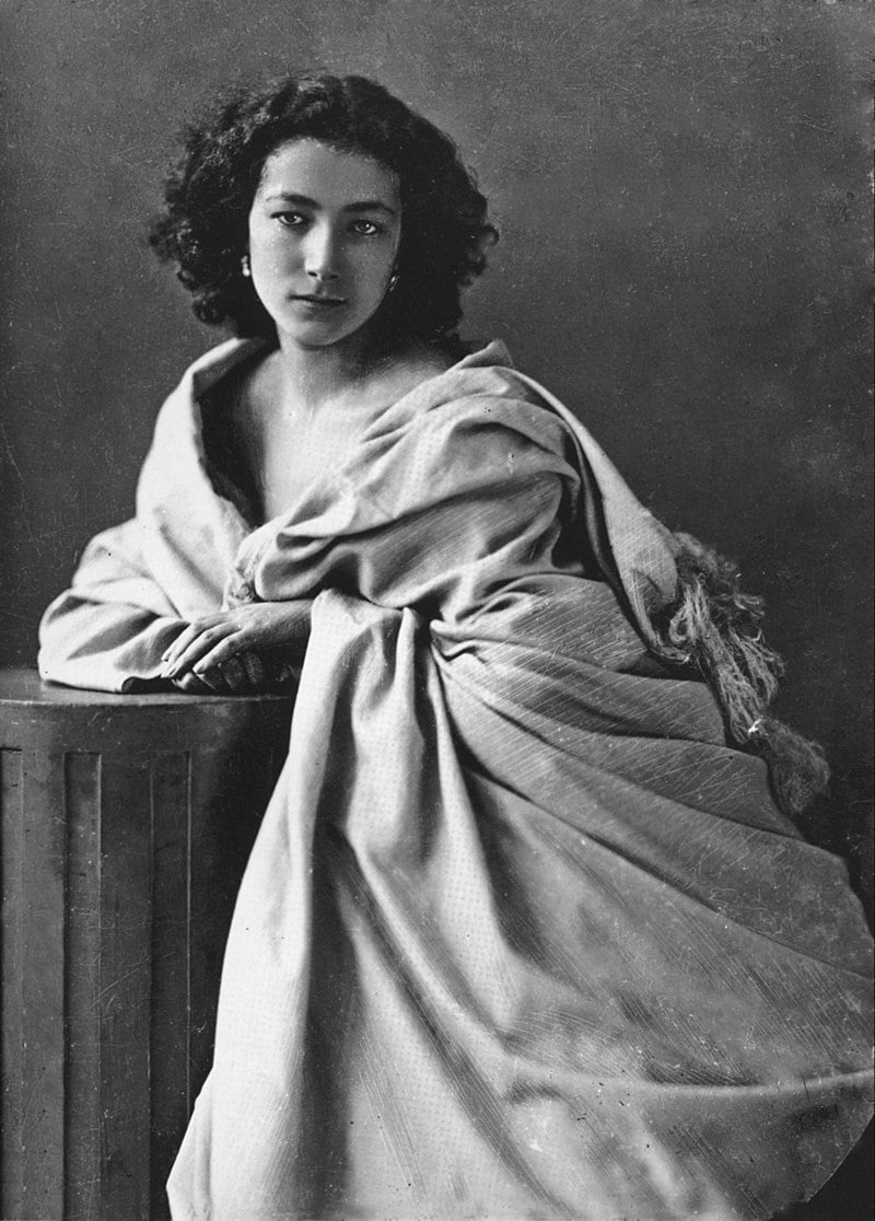 Sarah Bernhardt par Félix Nadar