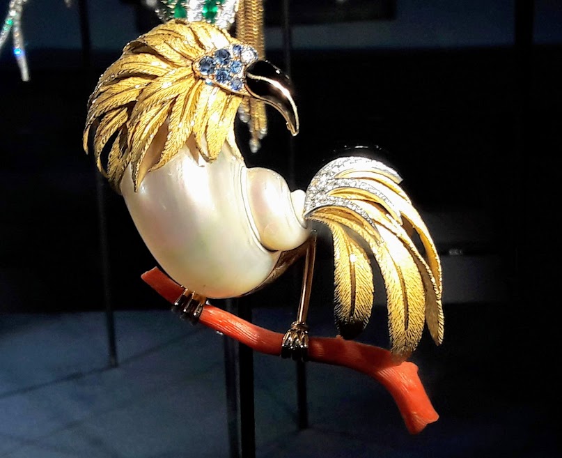 broche oiseau en perle de Sterlé