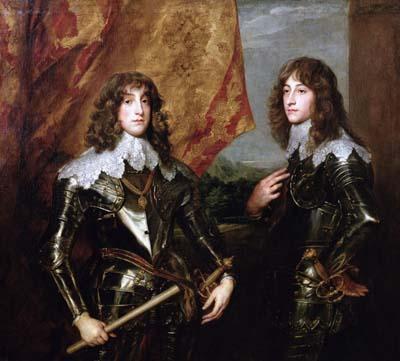 Charles-Louis et Robert de Bavière, 1645 - Antony Van Dyck - Musée du Louvre à Paris