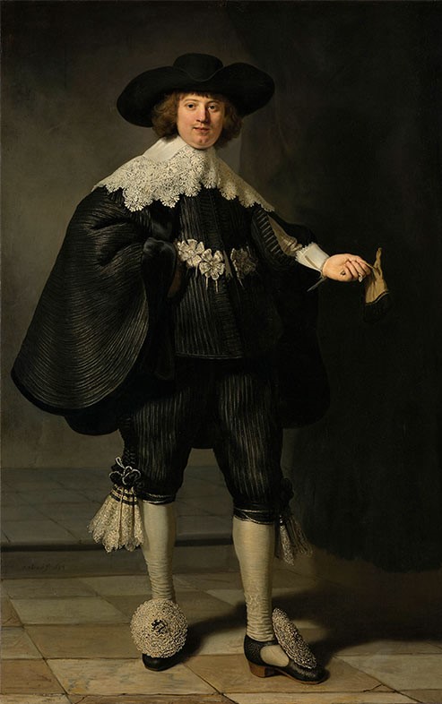 rembrandt-van-rijn-XVII-portrait-de-maerten-soolmans-il était une fois le bijou