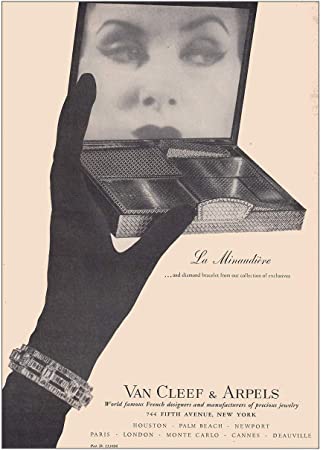 1950 - publicité minaudière - Van Cleef & Arpels